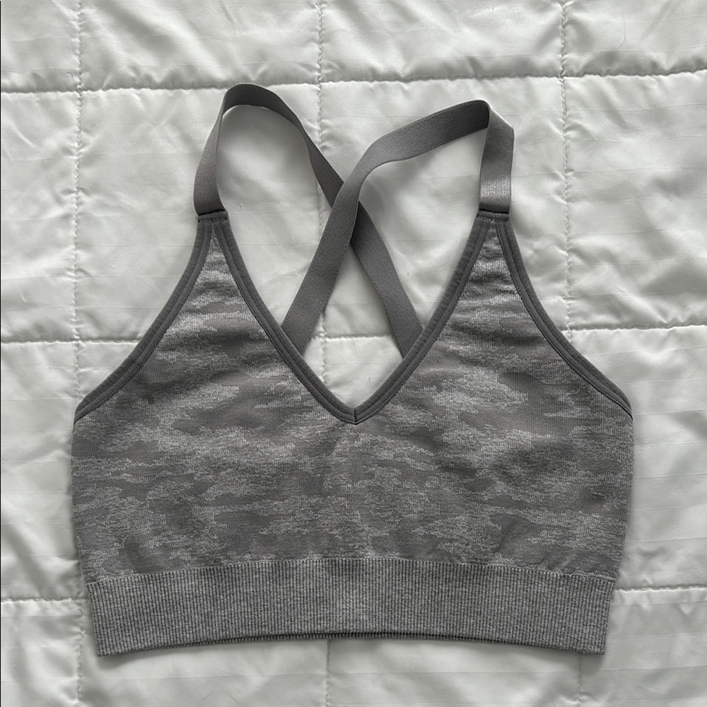 🩶 Aybl Gray Camo Sports Bra